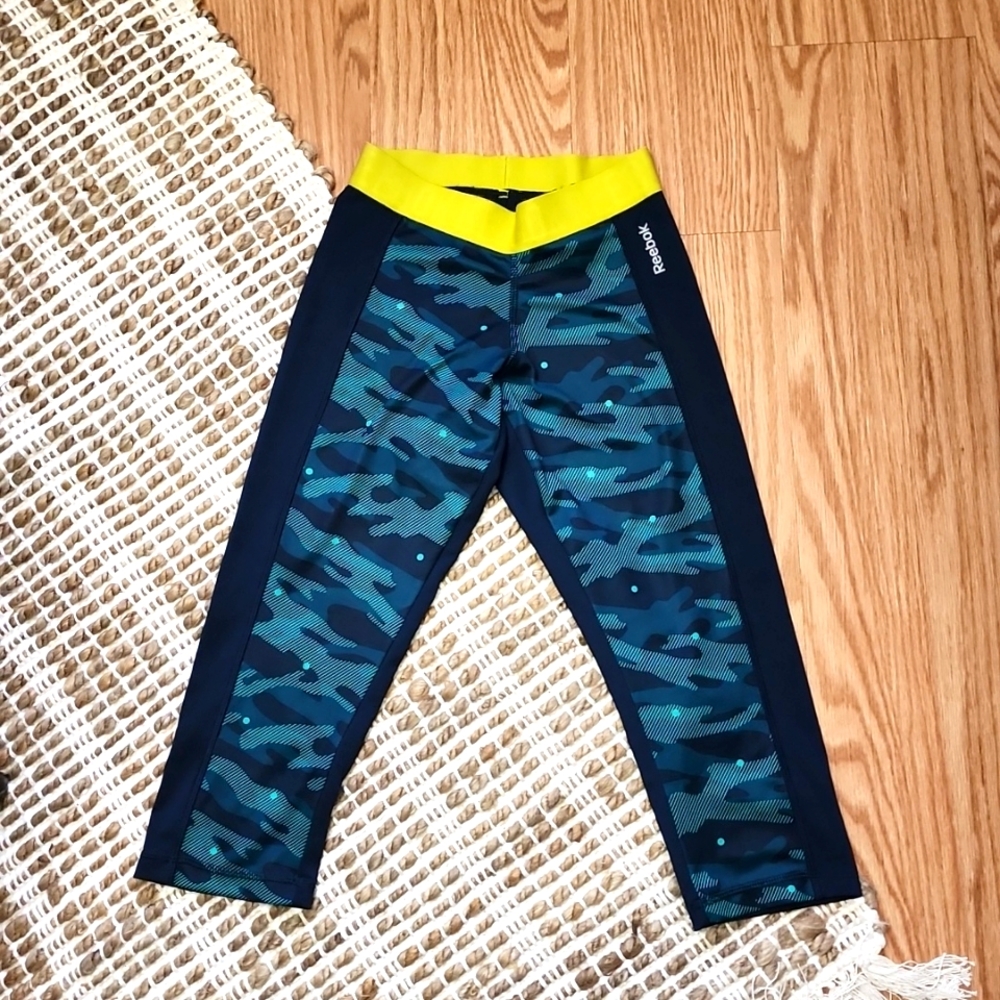Reebok PlayDry Half leg running leggings